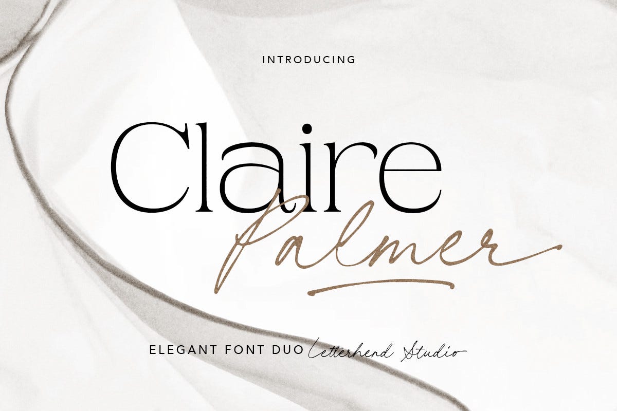 Claire Palmer Font | by Craftgenius | Jul, 2024 | Medium