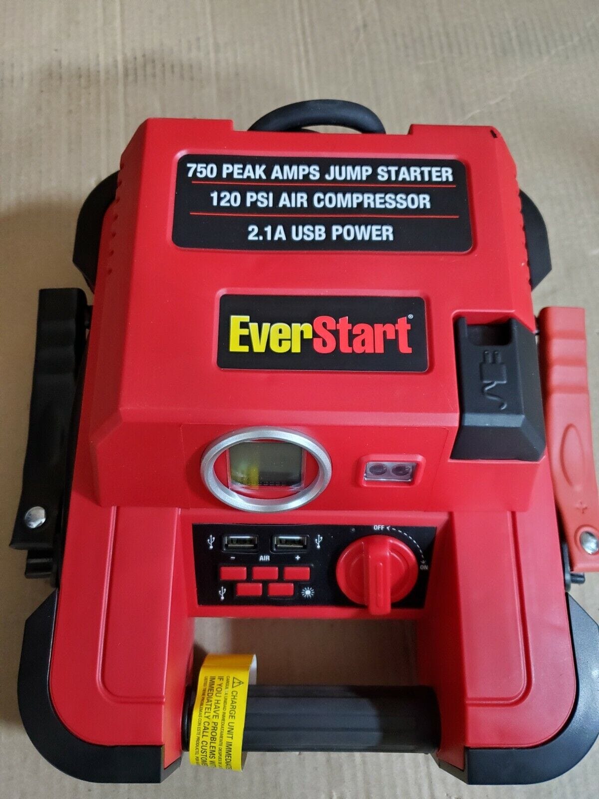 How long does it take to charge an everstart jump starter? by