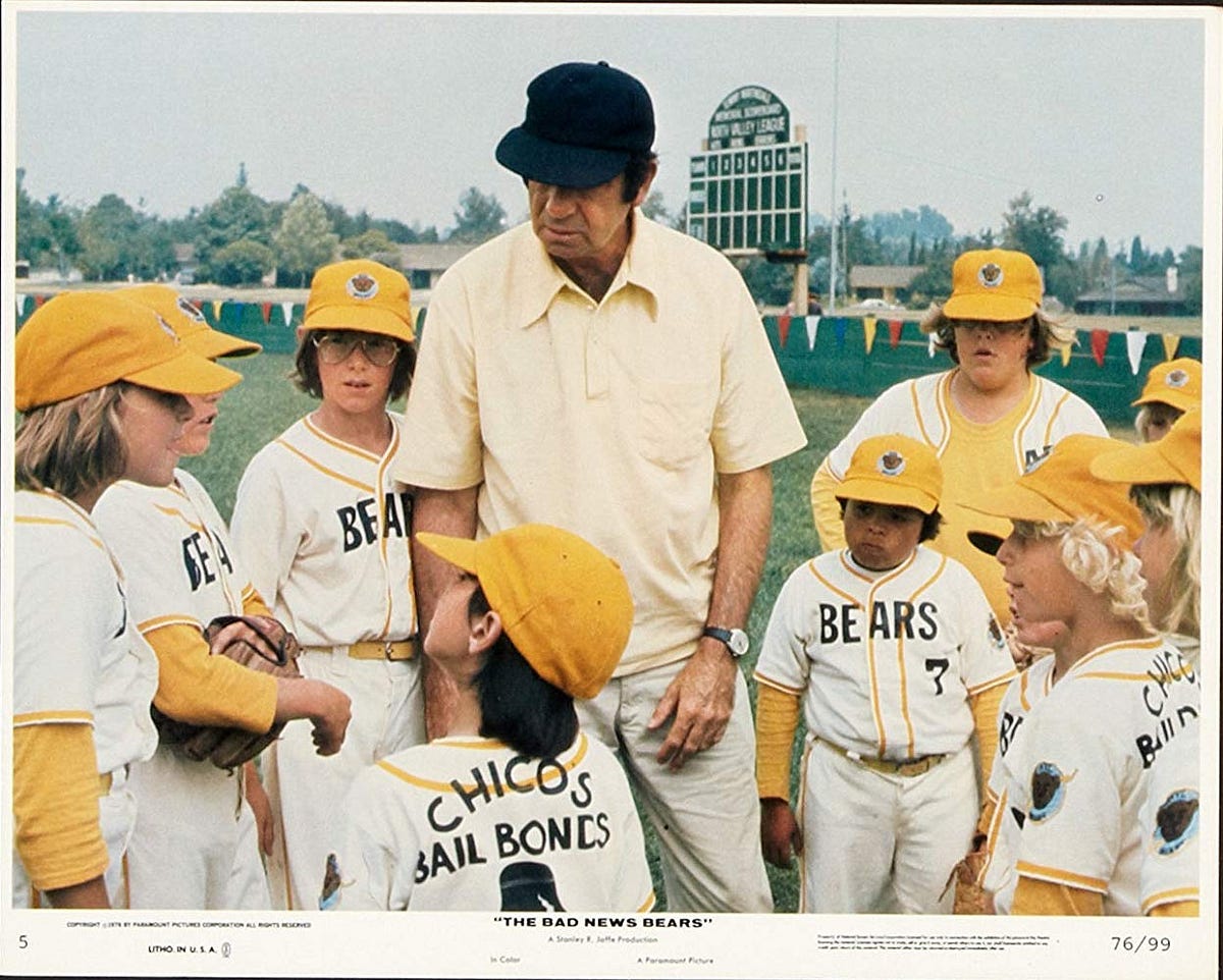 The Bad News Bears: The Best Baseball Movie of All Time | by William  Matthew McCarter | Pop Off