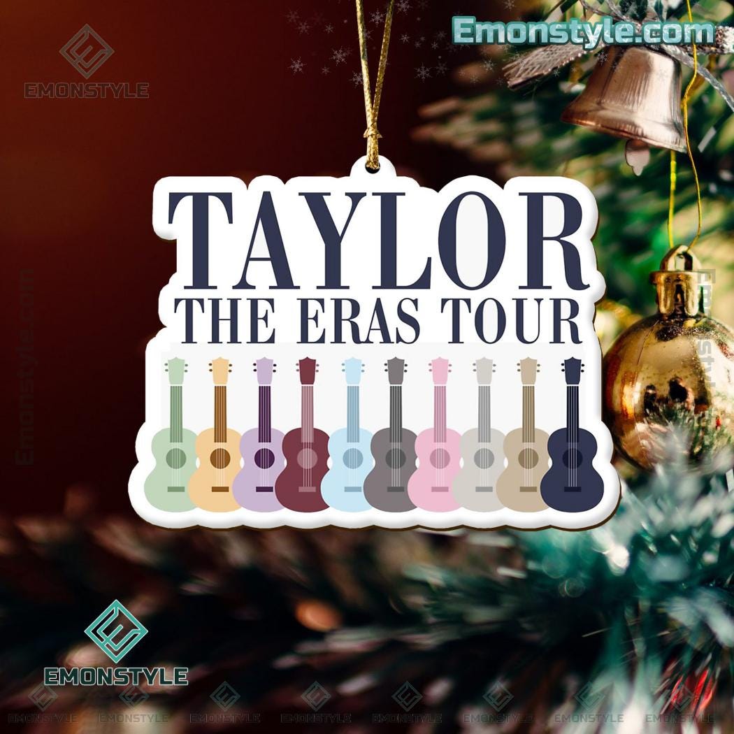 Taylor Swift Eras Tour Albums Christmas Tree Ornament - The
