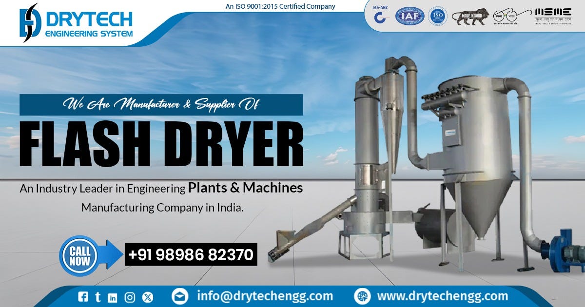 Exporter of Flash Dryer in Senegal