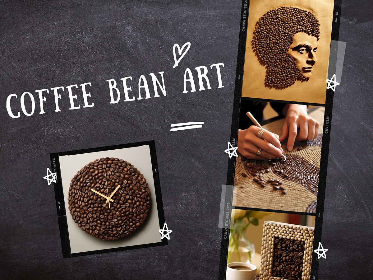 DIY Coffee Bean Art Ideas bestcoffeeathome Medium