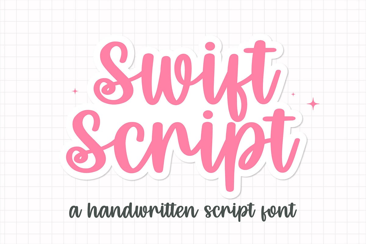 Swift Script Font (display Fonts) 