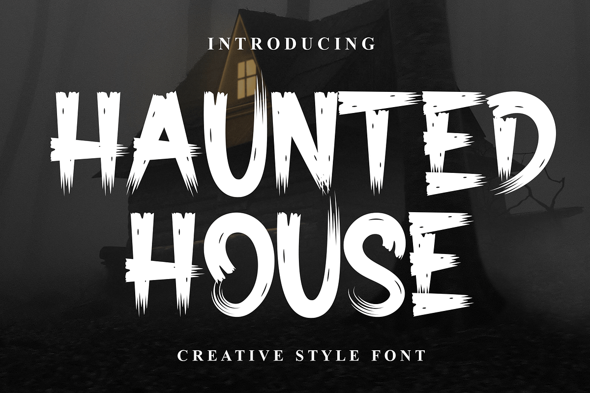 Haunted House Font - Sienaspectra - Medium