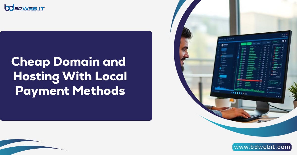 Cheap Domain and Hosting With Local Payment Methods