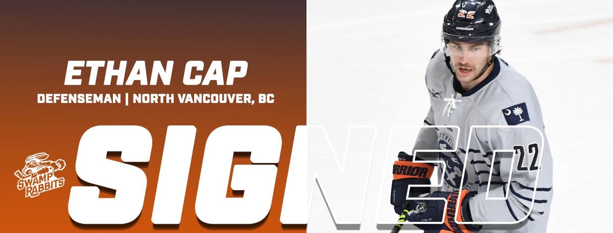 GREENVILLE SWAMP RABBITS RESIGN ETHAN CAP
