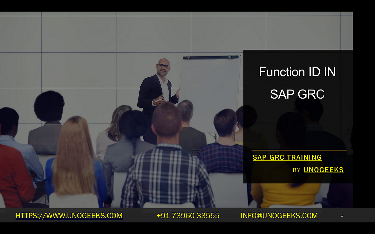 Function ID IN SAP GRC. Understanding Function IDs in SAP GRC… | by ...