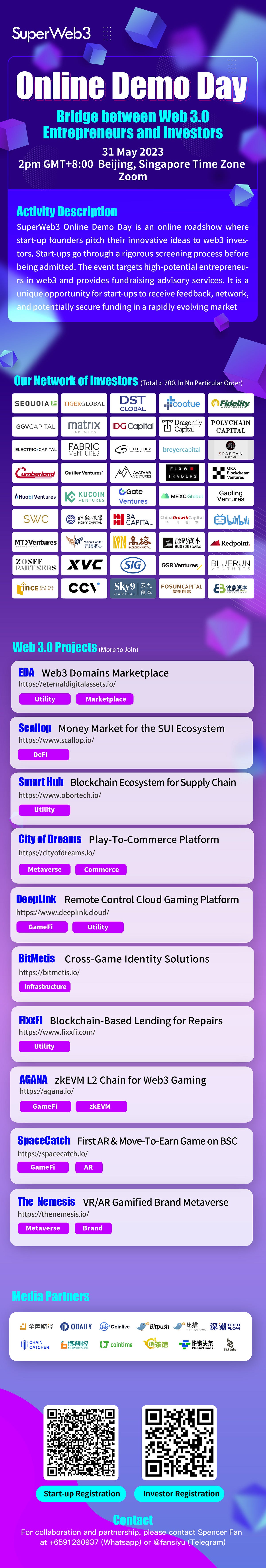 SuperWeb3 Online Demo Day on May 31th