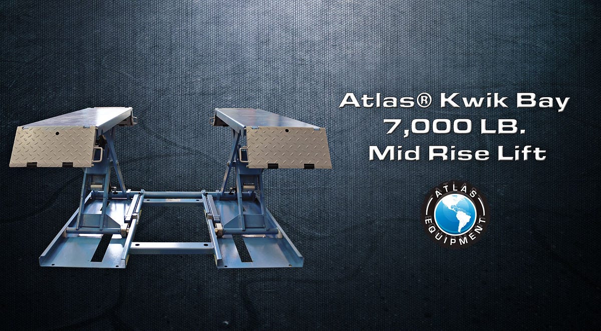 Atlas® Kwik Bay 7,000 LB. Mid Rise Lift — YouTube by Greg Smith