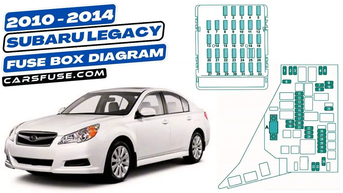 20102014 Subaru Legacy Fuse Box Diagram by Cars Fuse Medium