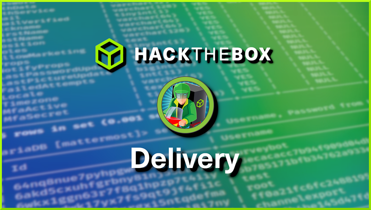Hack The Box Delivery Writeup Medium