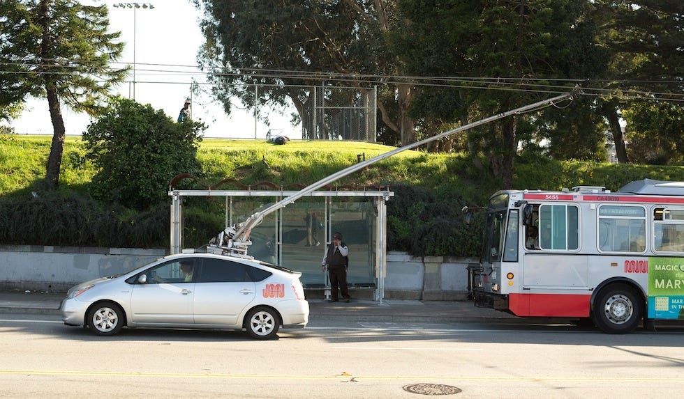Image of: Hacked Prius Running on MUNI Power Lines — The Bold Italic — San Francisco