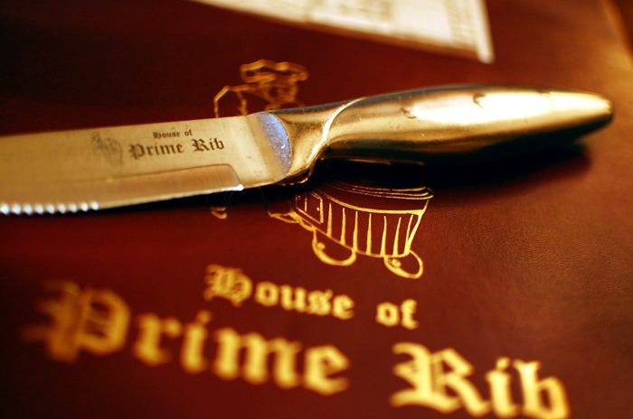 Image of: Iconic Meal On Wheels: House of Prime Rib — The Bold Italic — San Francisco