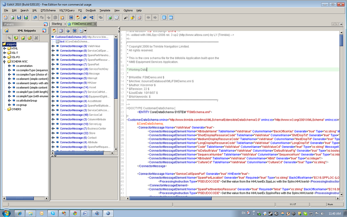 Краткий обзор бесплатных XMLредакторов by Stanislav Salangin