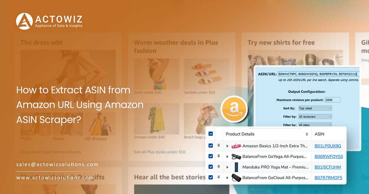 How to Extract ASIN from Amazon URL Using Amazon ASIN Scraper? by actosoluions May, 2023