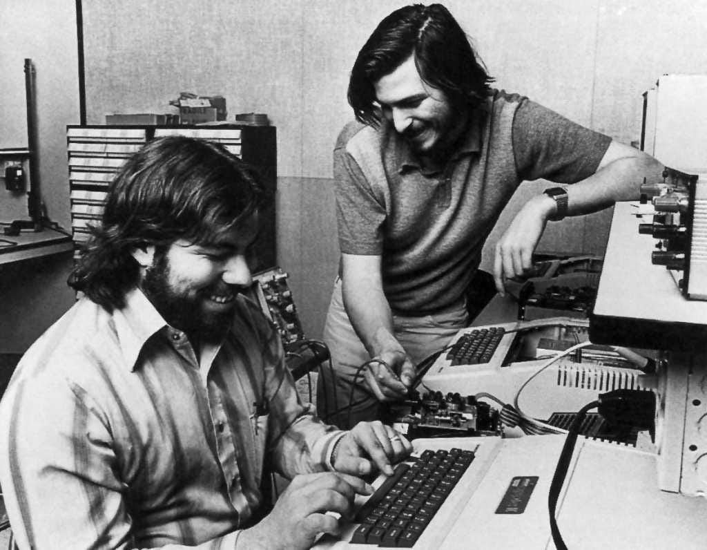 Steve Jobs and Steve Wozniak