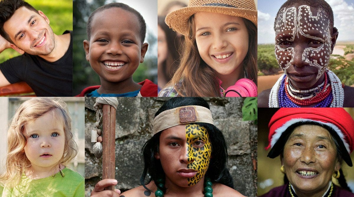 Personalities of Different Nations of The World by Julia Gorozhankina