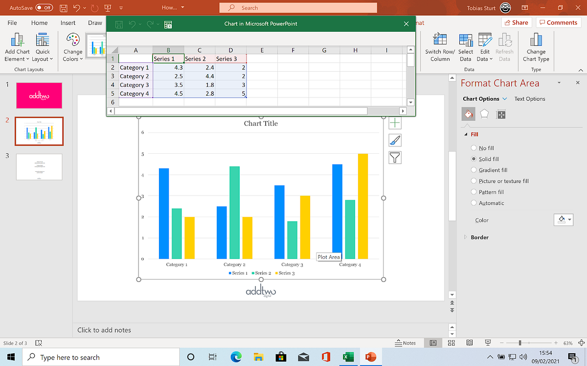 How to make it in PowerPoint: Charts | by Add Two | Medium