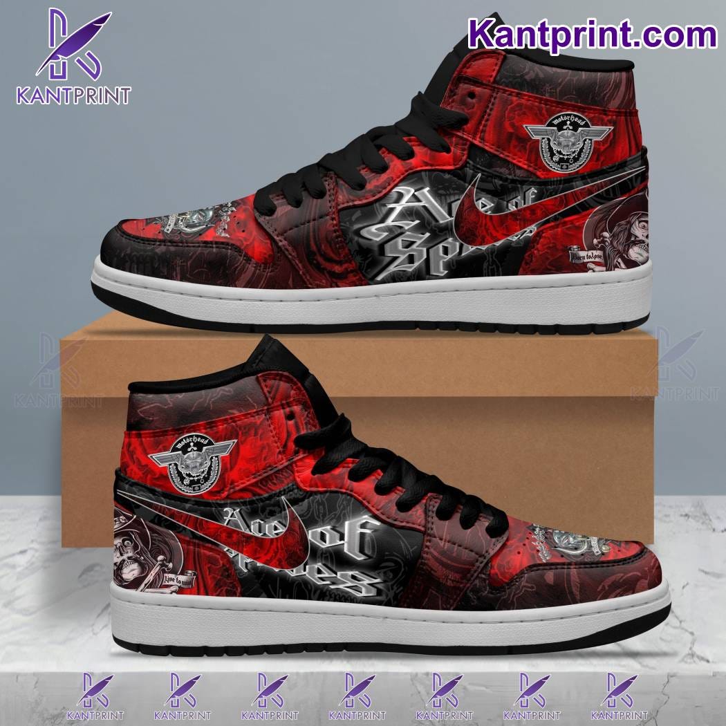 Unleash Your Rock 'n' Roll Spirit with Motorhead Ace of Spades Air Jordan High  Top Shoes | by Oxunzlrym | Feb, 2024 | Medium