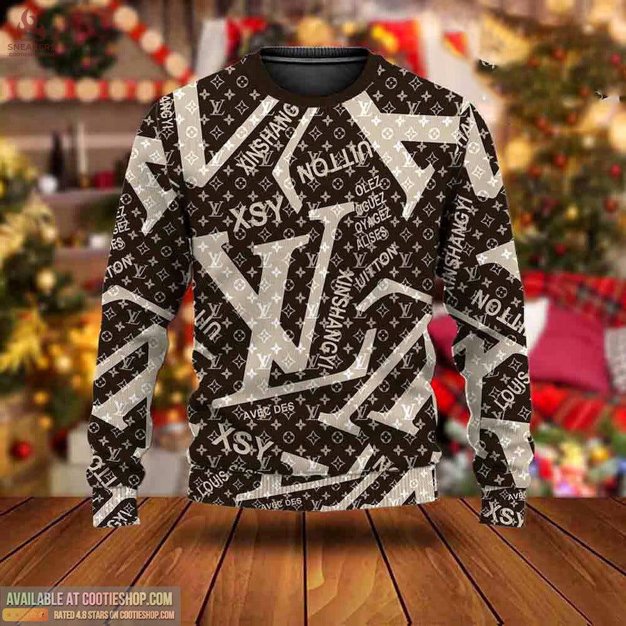 Louis Vuitton Ugly Sweater Gift Outfit For Men Women Type09, by Cootie  Shop