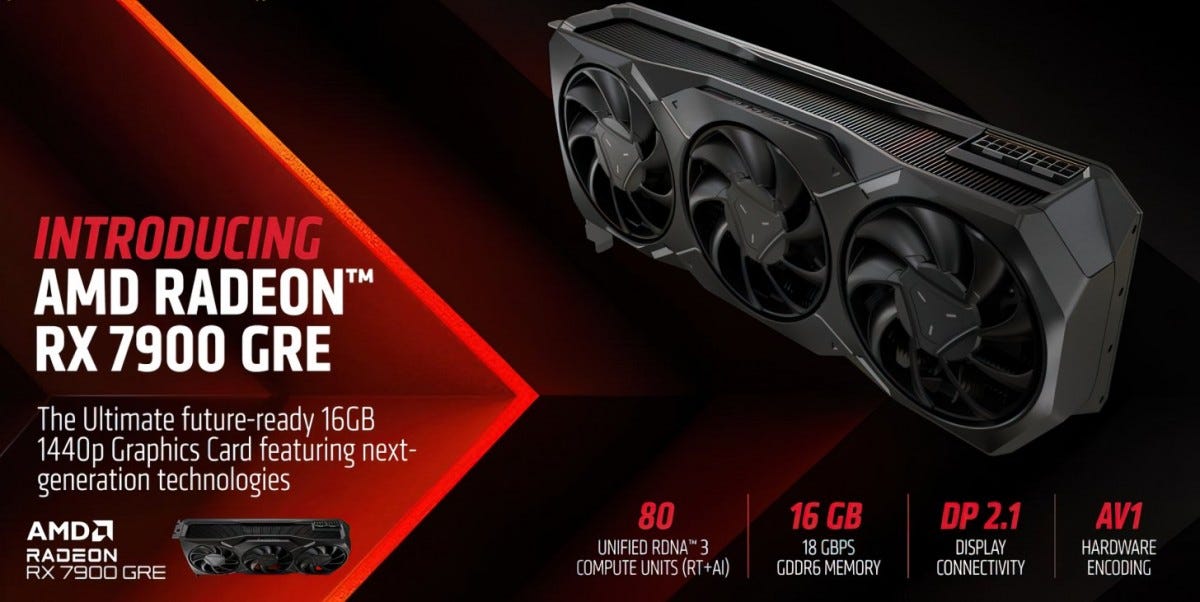 AMD Announces Radeon RX 7900 GRE in China: A Begin