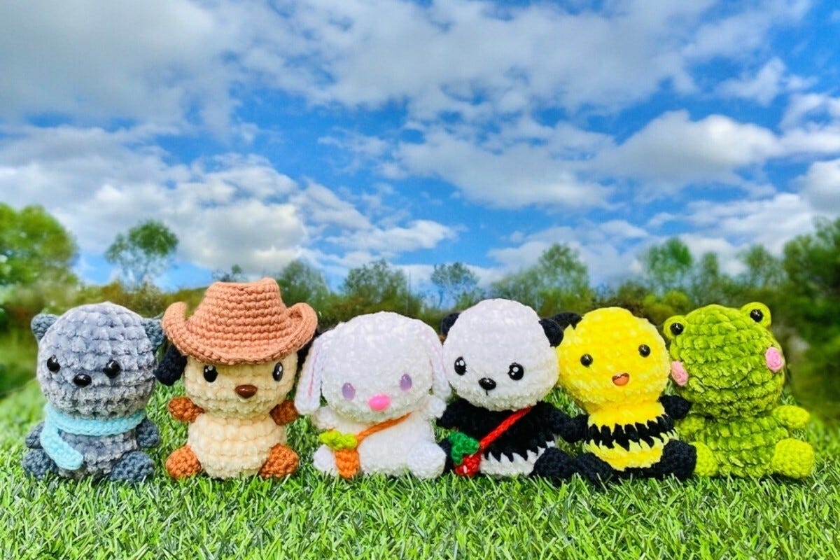 Little Animals Crochet Patterns (Printable Crochet Patterns) | by ...