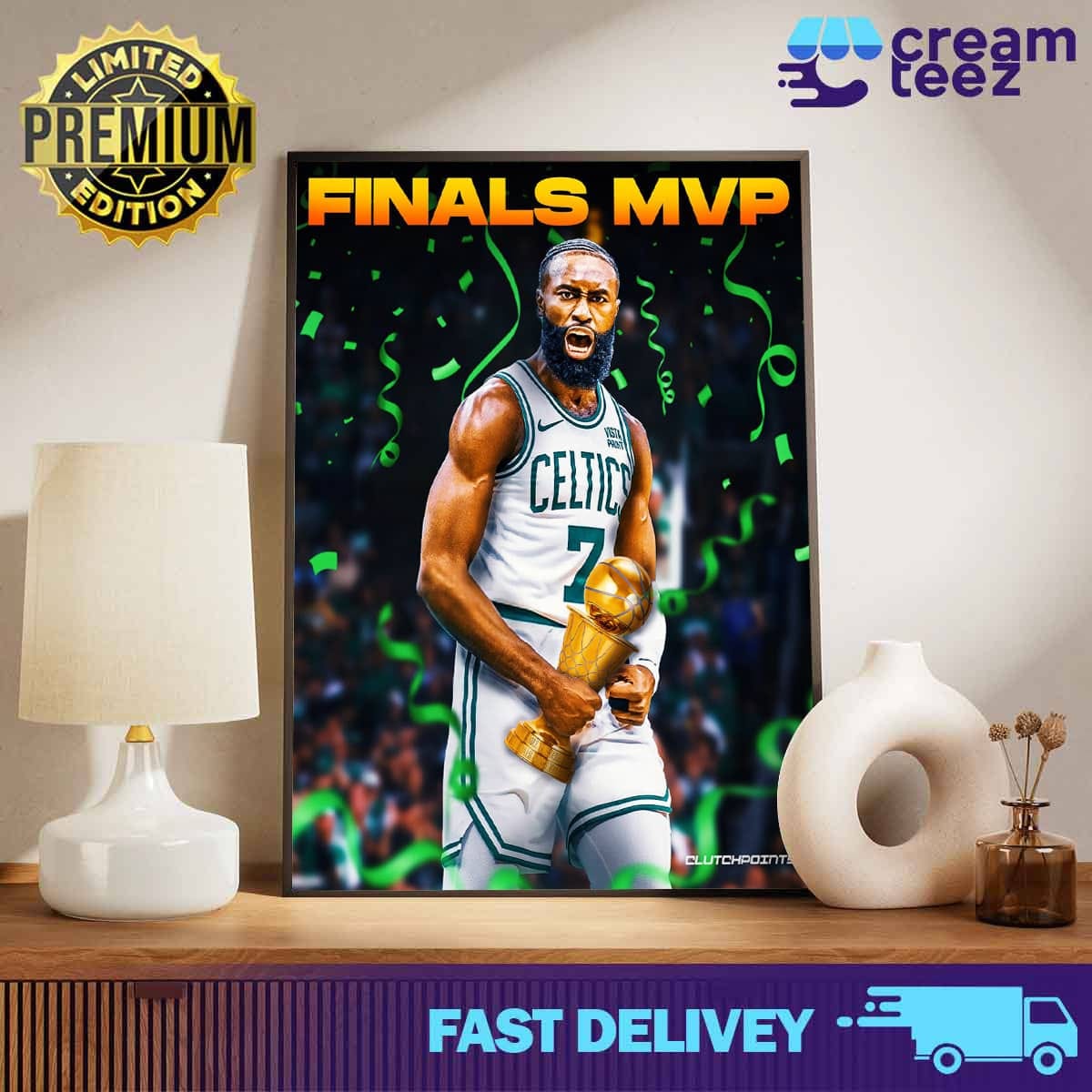 Jaylen Brown is the 2024 NBA Finals MVP and the Boston Celtics won the