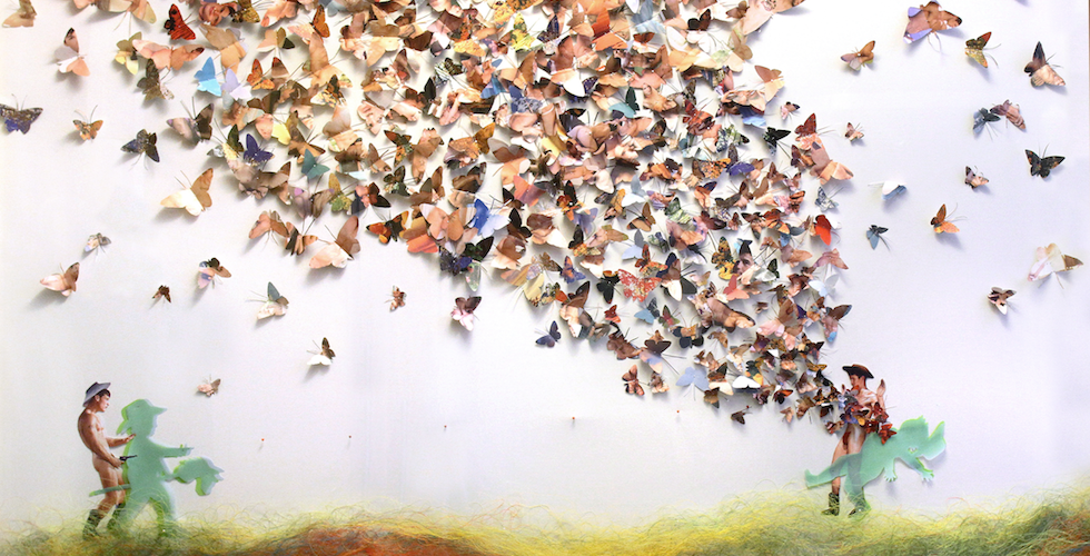 This SF Artist Cuts Butterflies Out of Old Porn — The Bold Italic — San Francisco