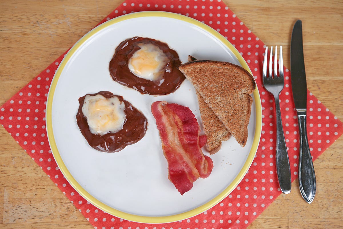 Image of: Fun Recipe Twist! Replace Boring, Regular Eggs with Cadbury Creme Eggs!