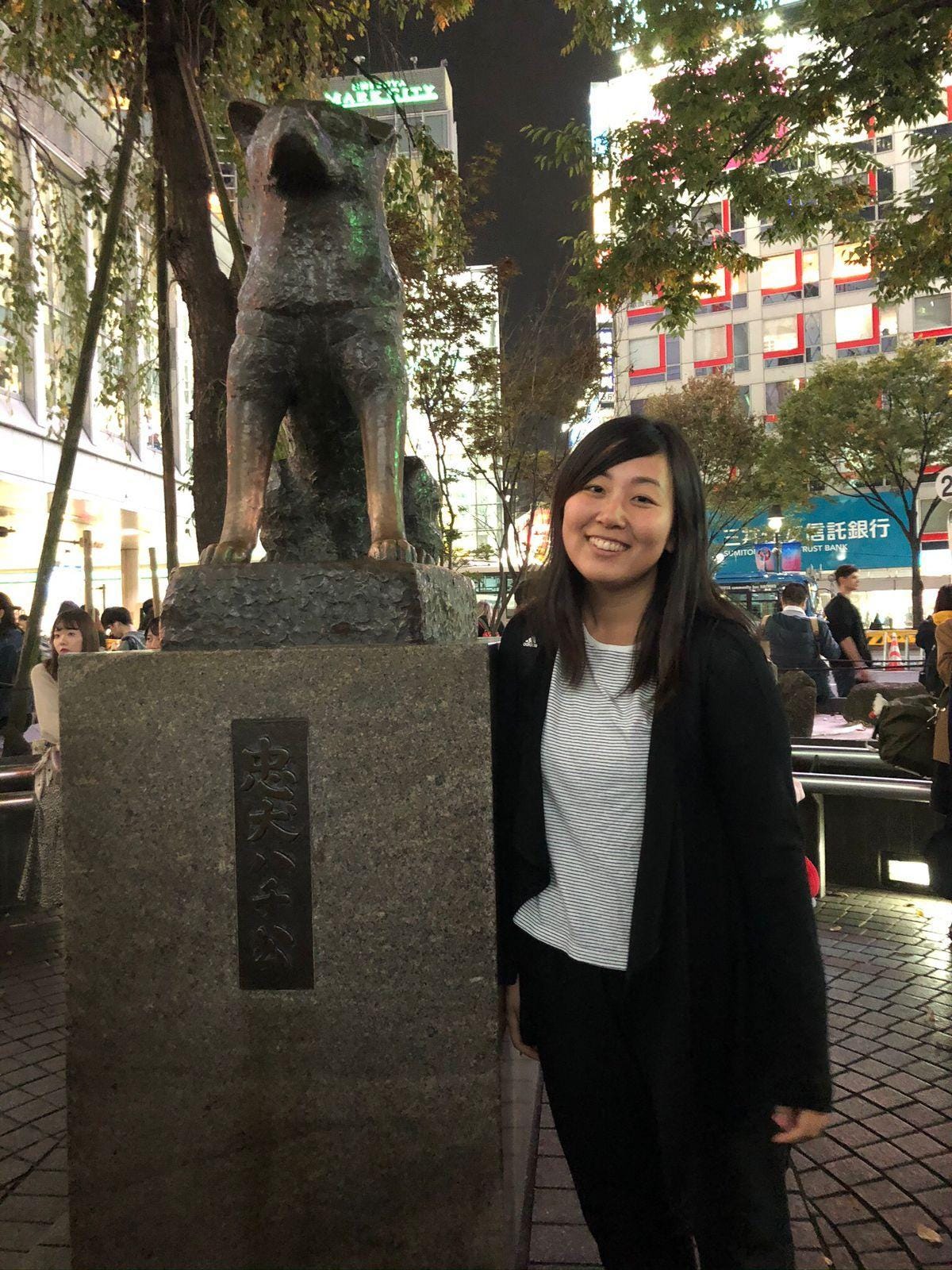 Beatriz durante seu Doutorado no Japão, onde estudou o comportamento da sociedade japonesa. (Foto: Arquivo Pessoal)