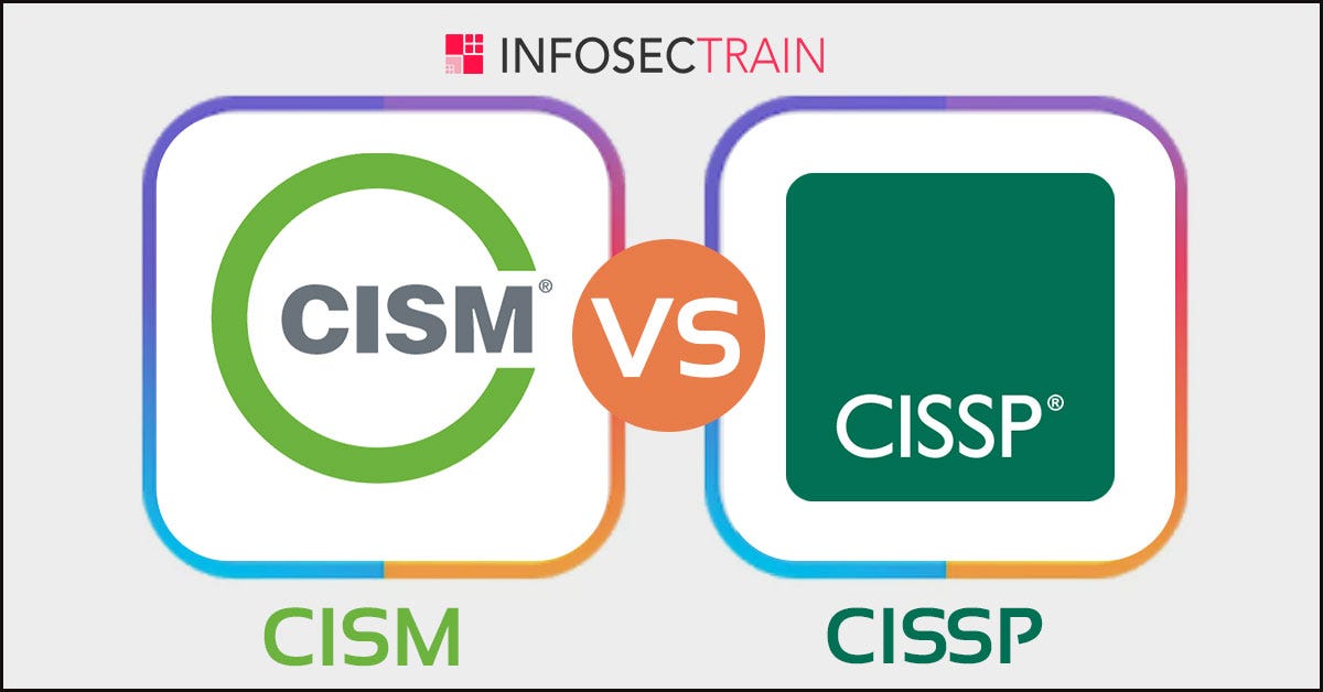 CISM Vs CISSP: Find Out The Best For Yourself | By InfoSec Blog | Medium