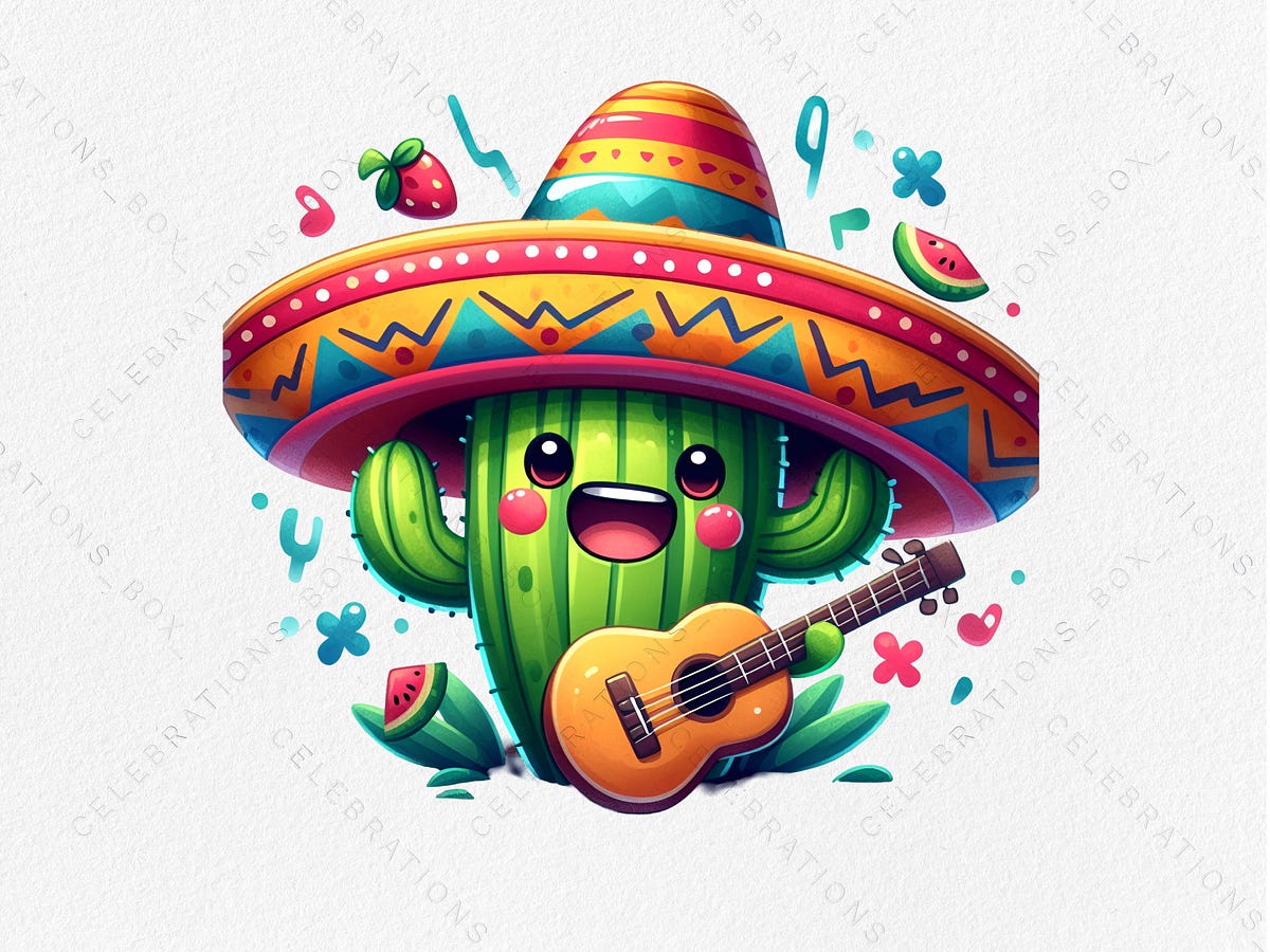 Cinco De Mayo Cactus Clipart Free Download by Chloecode May, 2024 Medium
