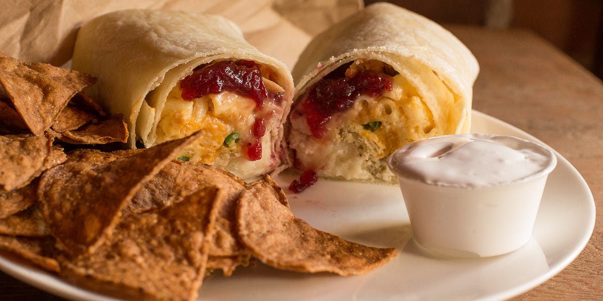 Image of: Really Good Idea: Thanksgiving Burrito