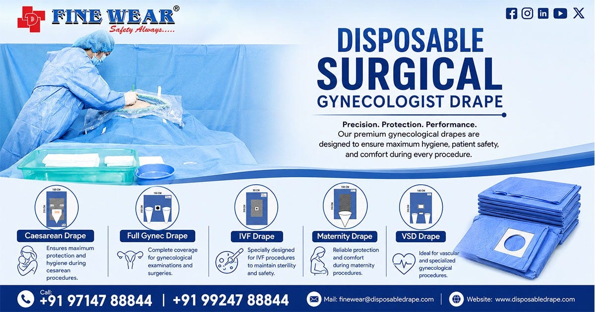 Disposable Surgical Gynaecologist Drape in Kerala