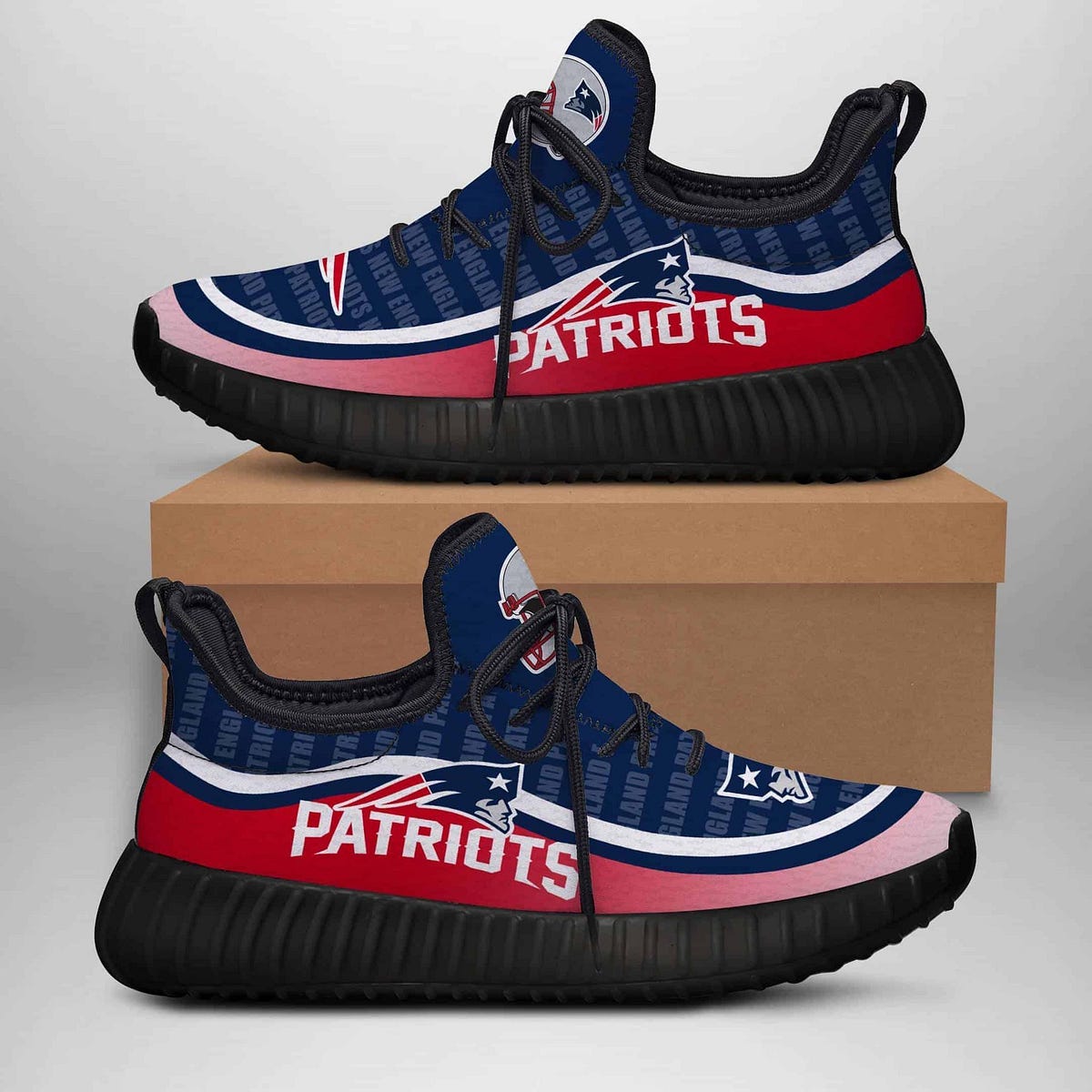 New England Patriots Shoes Show Your Team Spirit from Head to Toe by