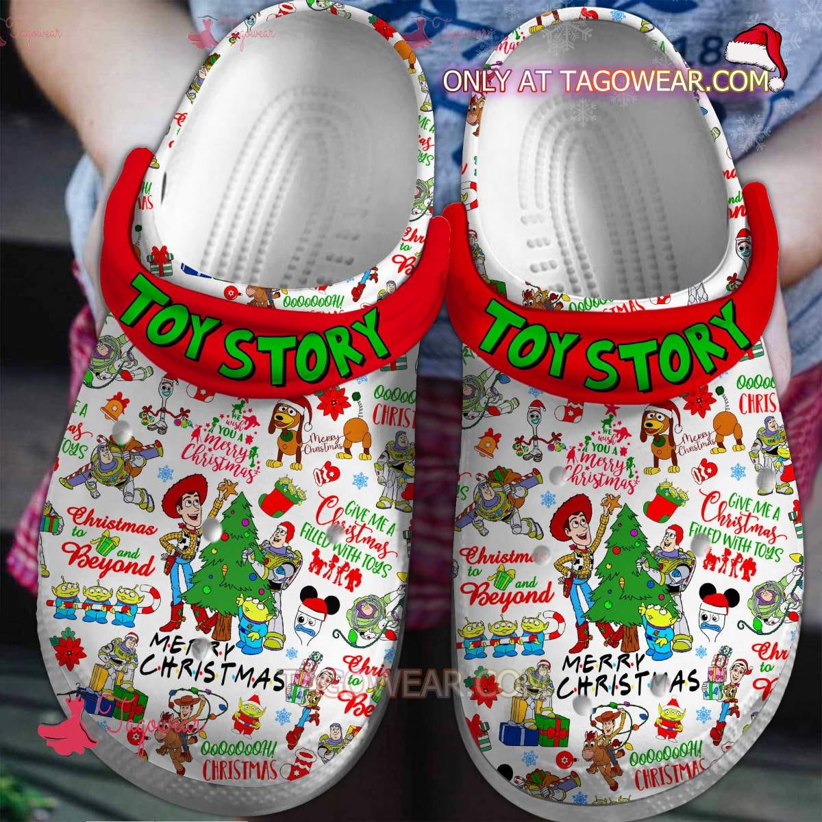 Step into Holiday Fun with Toy Story Merry Christmas Crocs | by Tagowear  shirt | Nov, 2023 | Medium