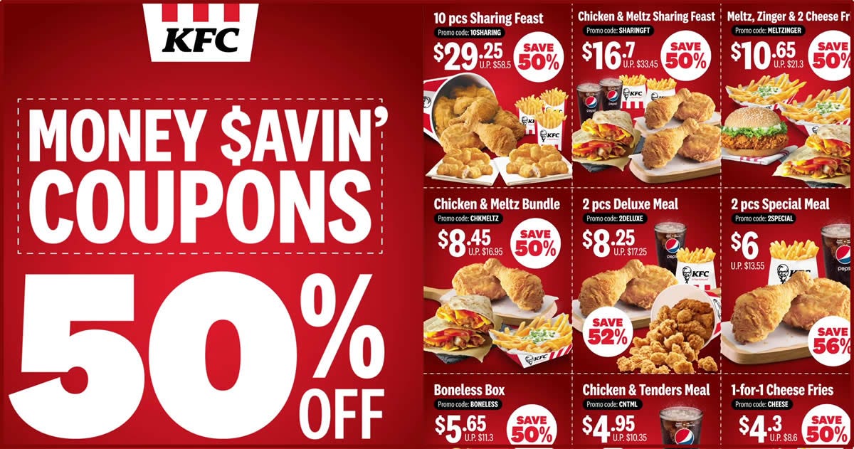 KFC Coupons Offers — Latest Coupon codes for KFC in 2021 — Loot Cafe