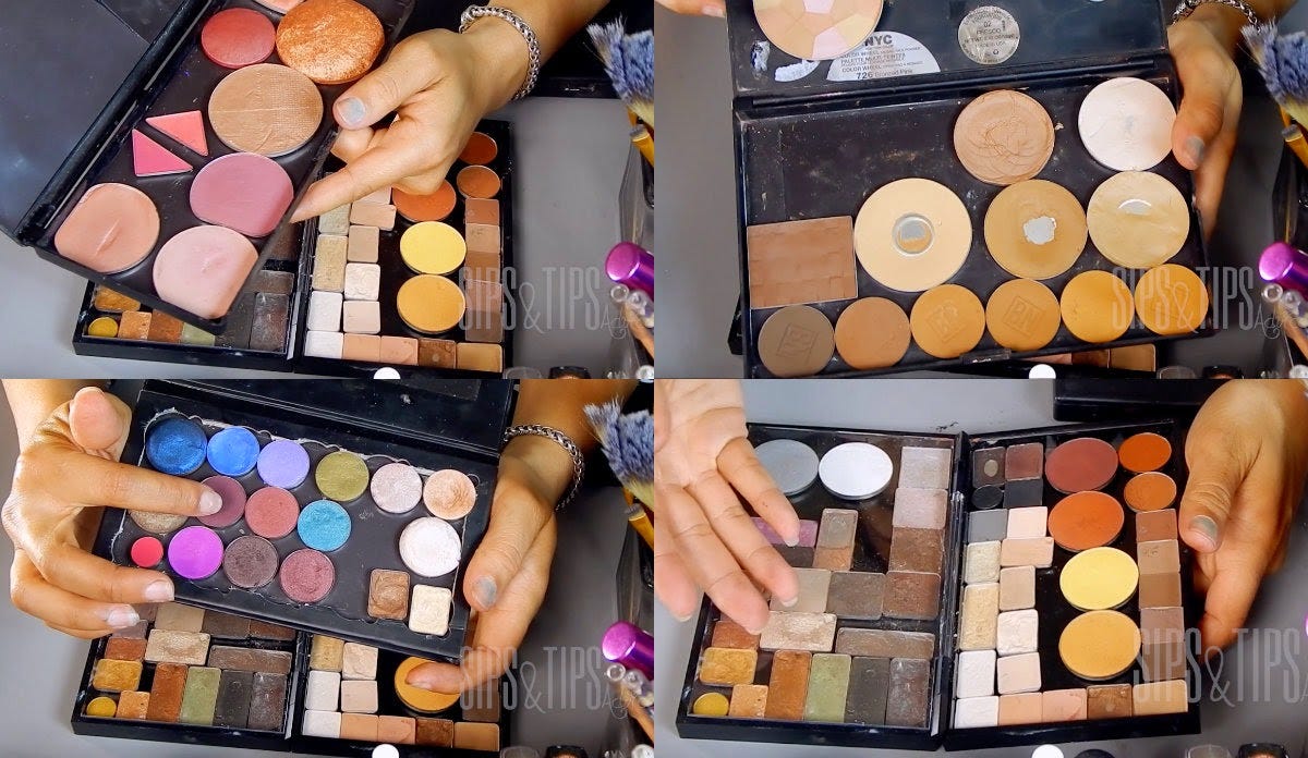 DIY: Make your own Magnetic Makeup Palette with MAC Pro Duo & Old