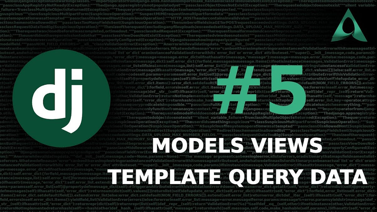 #5 Model View Template Query Data (Django Beginner to Intermediate ...