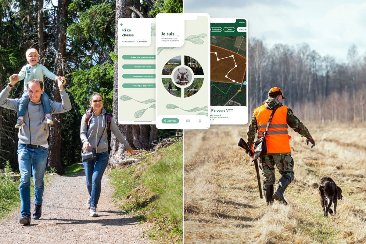 Il invente une application recensant les chasses en temps réel, pour partager la forêt en toute…