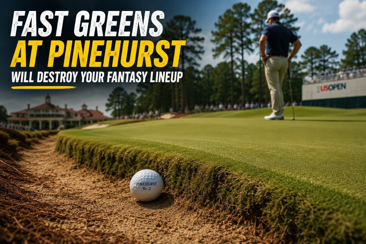Pinehurst’s Fast Greens Could Break More Than Your DFS Lineup