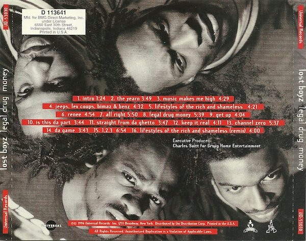Revisiting Lost Boyz's Legal Drug Money | by Wayne Maye | Medium