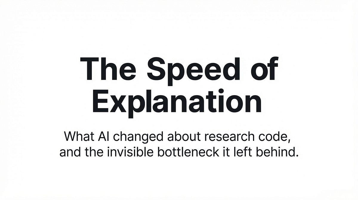 Open Research Code What AI Changed About Research Code — and What It Didn’t | by ...
