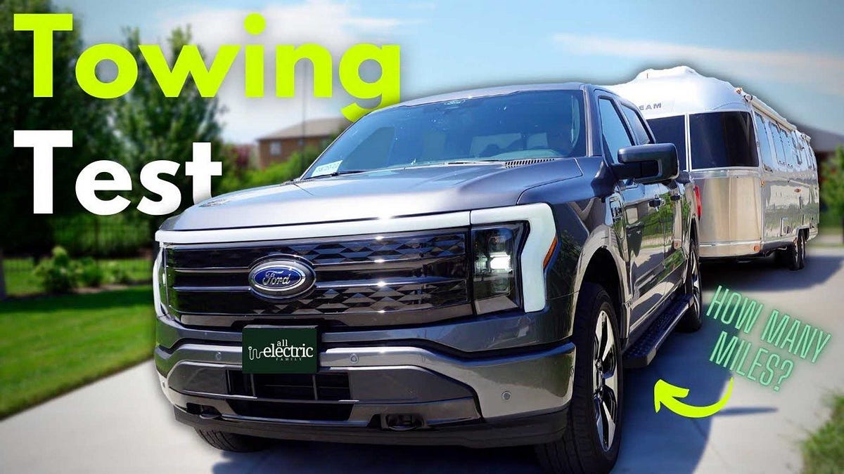 Ford F150 Lightning RealWorld Towing Test How Far Can It Go? [ad_1