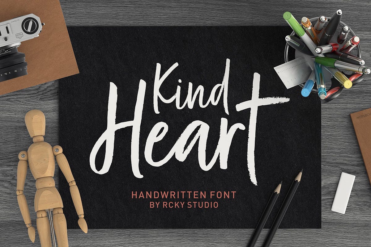 Kind Heart Font Duo Font OTF | by Oliviaoasis | Apr, 2024 | Medium