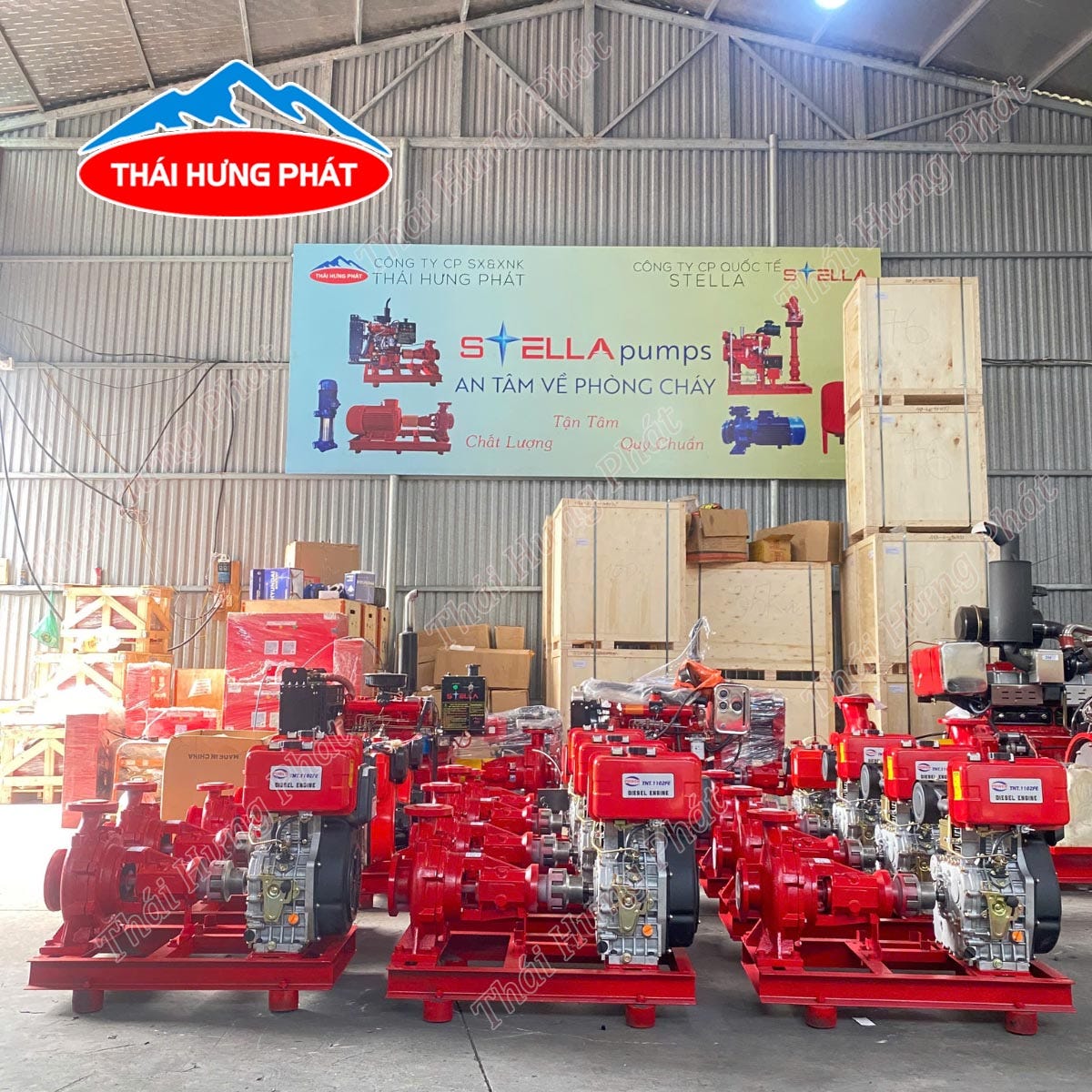 Bơm chữa cháy PCCC114 — Giải pháp dập tắt hỏa hoạn nhanh chóng, hiệu quả