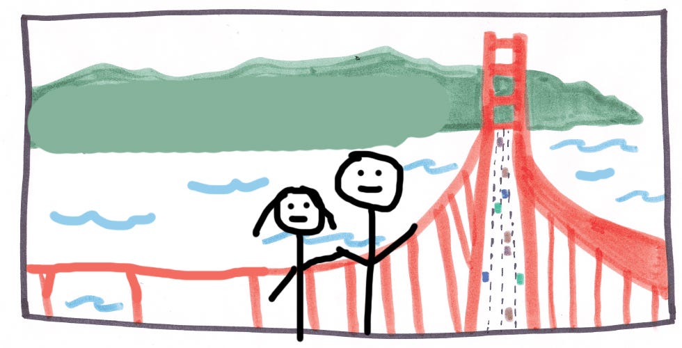 Engagement Photos from the Top of the Golden Gate Bridge — The Bold Italic — San Francisco