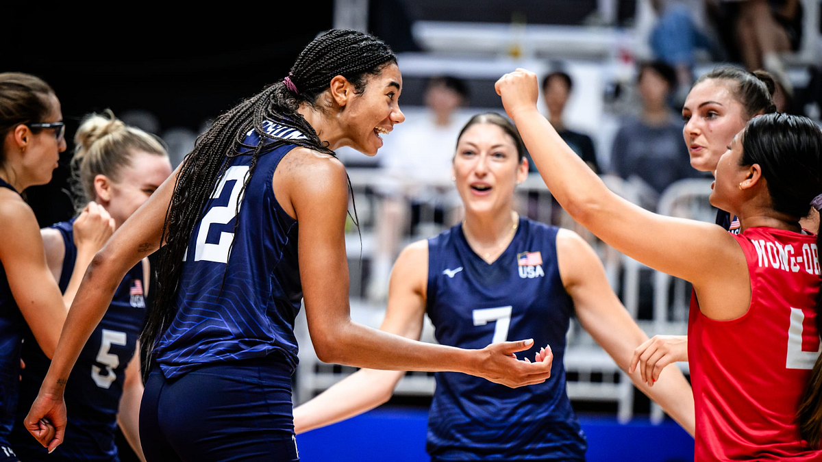 Again topping the VNL rankings, USA defeated Germany. by iqra writes