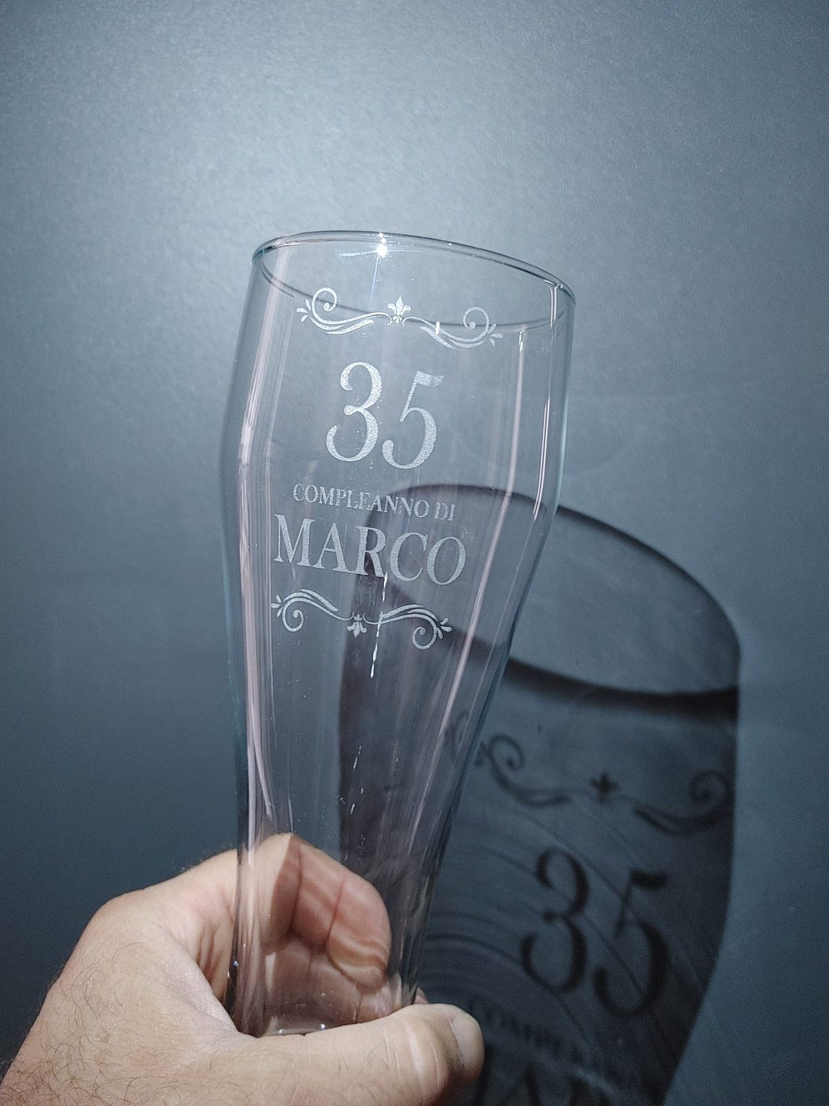Regallo Personalizzabile Con Nome Bicchiere Da Birra Personalizzato MasterLaser3.0 - Pinta Da 57cl, Incisione Laser Con Nome/data Bicchiere Regalo Compleanno - 4