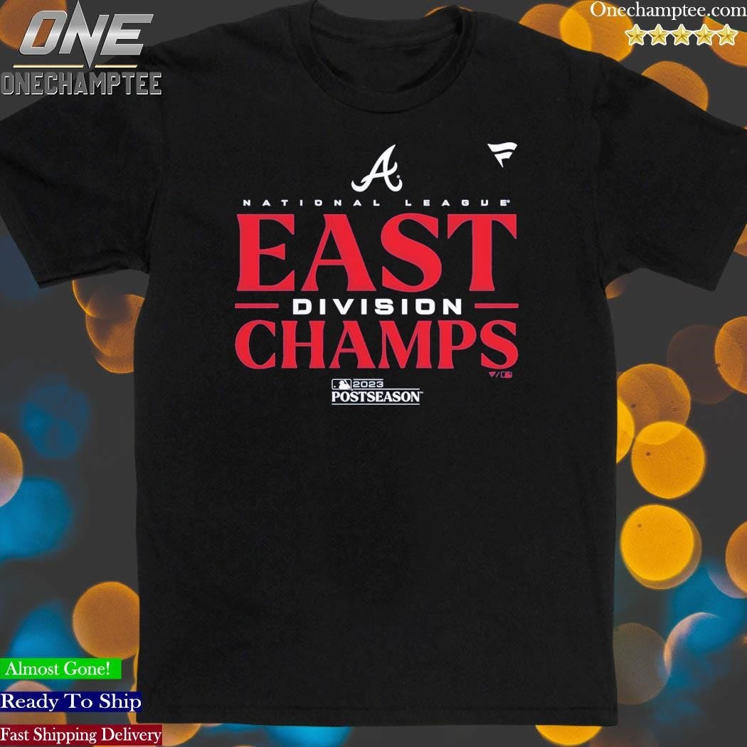 Men's Atlanta Braves Fanatics Branded Navy 2023 NL East Division Champions  Locker Room T-Shirt